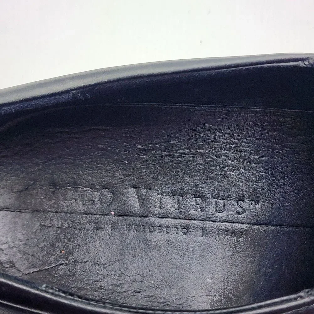 ECCO VITRUS III LOAFER SLIP ON SHOE MENS in Black SIZE US 12 (EU 46) SEE‎ PHOTOS
